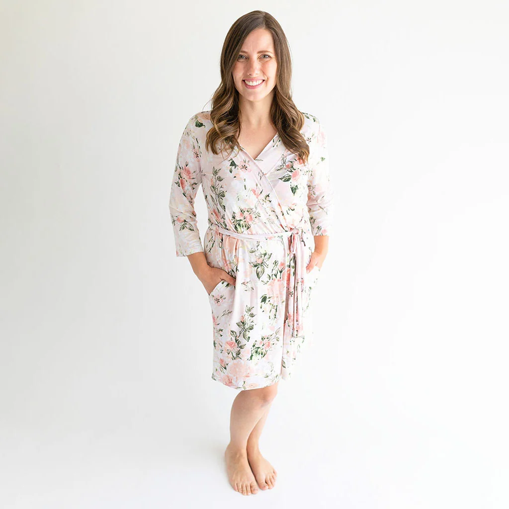 Vintage Pink Rose Robe