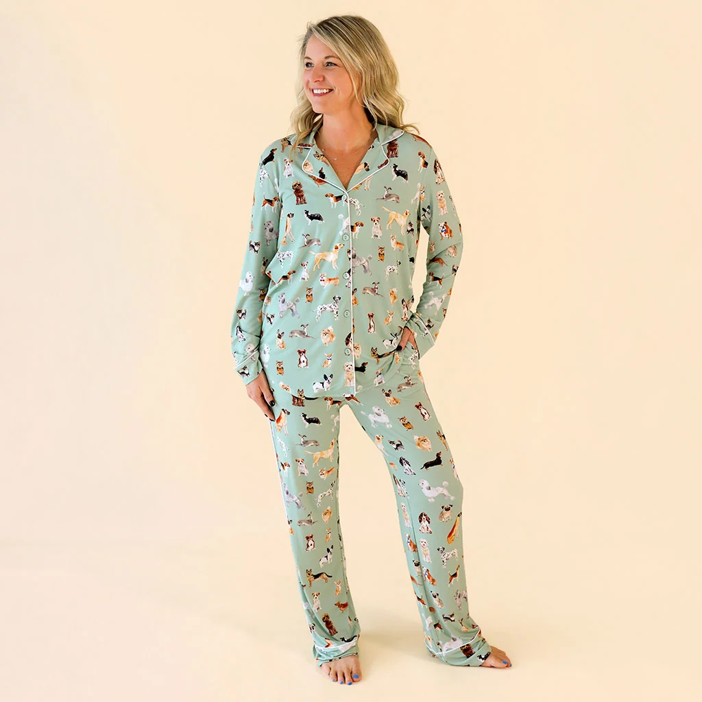 Posh Puppies Women's Luxe Pajama Pant Set