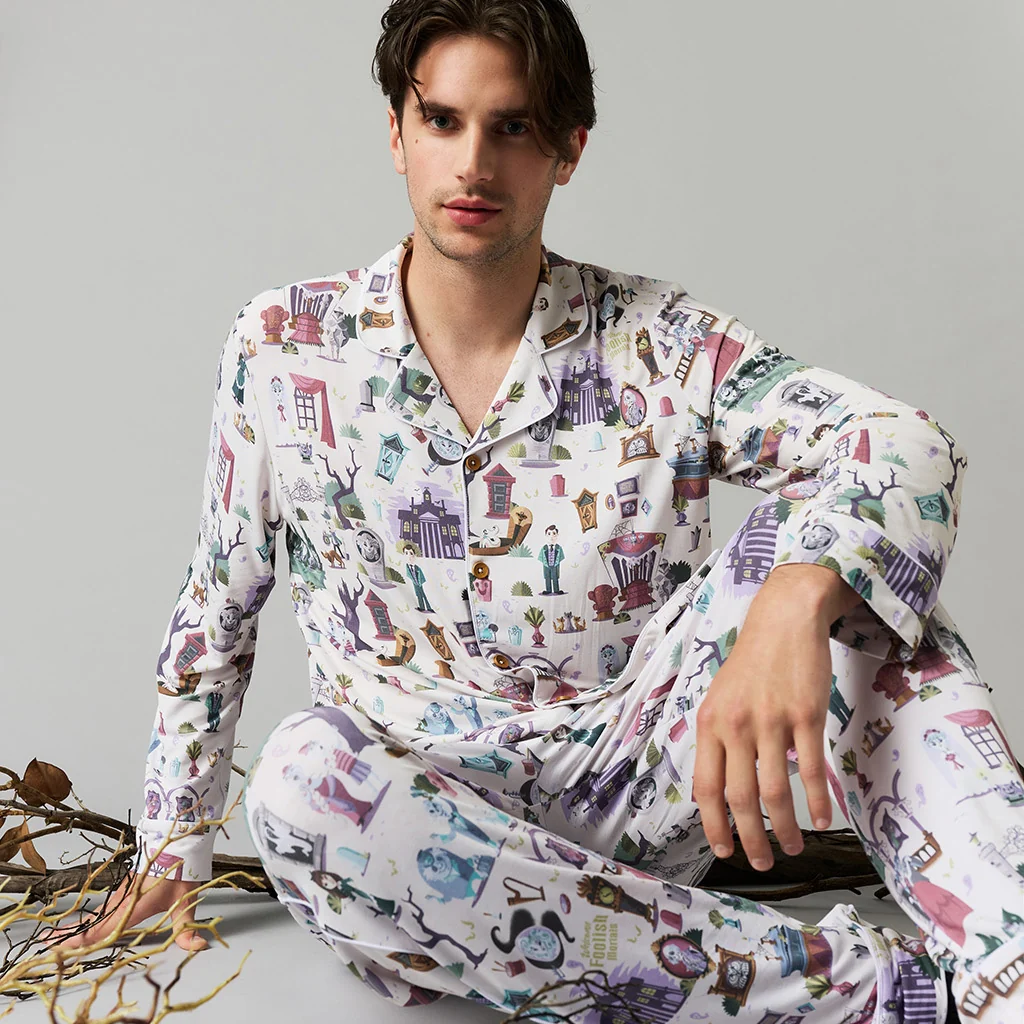 Disney The Haunted Mansion Men's Luxe Pajama Pant Set