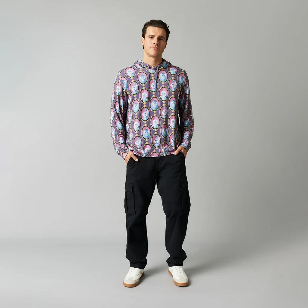 Disney Hitchhiking Ghosts Men's French Terry Pullover Hoodie