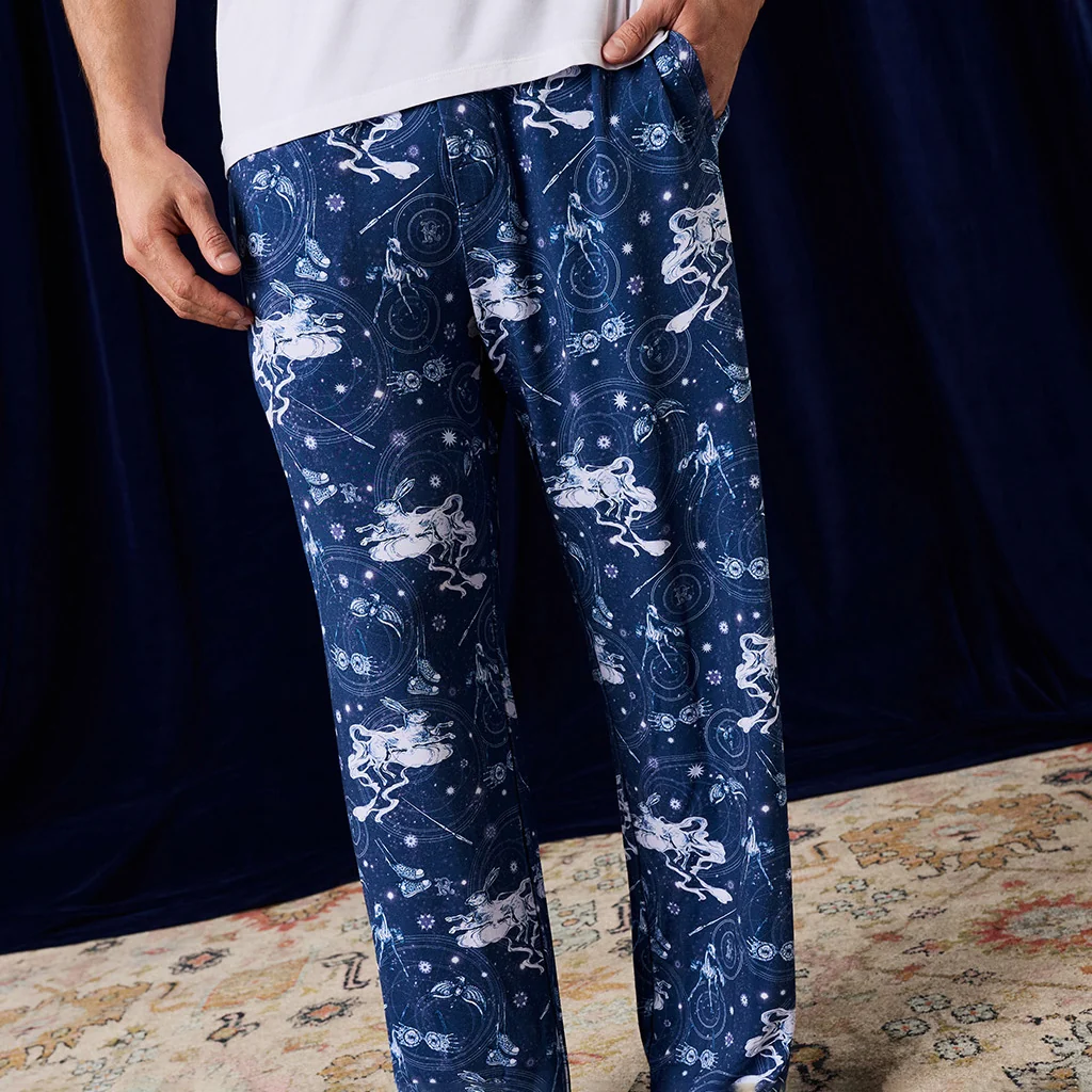 Ravenclaw House Men's French Terry Relaxed Pants
