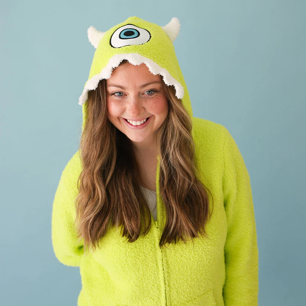 Disney Monsters. Inc. Mike Wazowski Women's Cuddle Zip Jacket