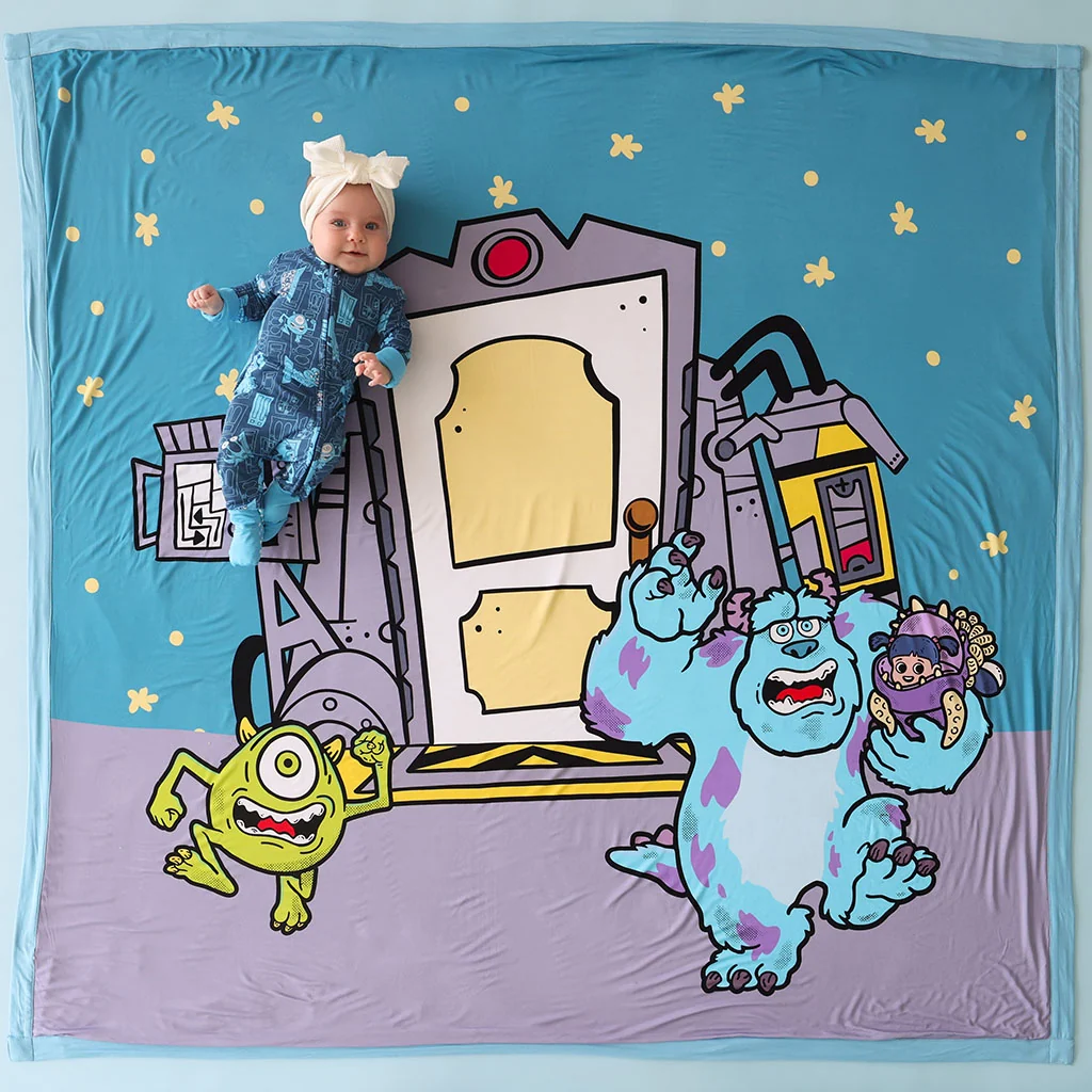 Disney Monsters. Inc. & Portal Luxe Patoo® Blanket