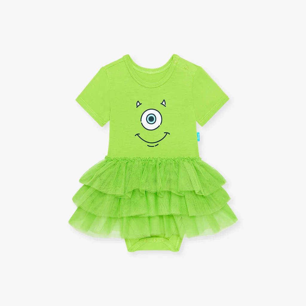 Disney Monsters. Inc. Mike Wazowski Tulle Skirt Bodysuit Dress