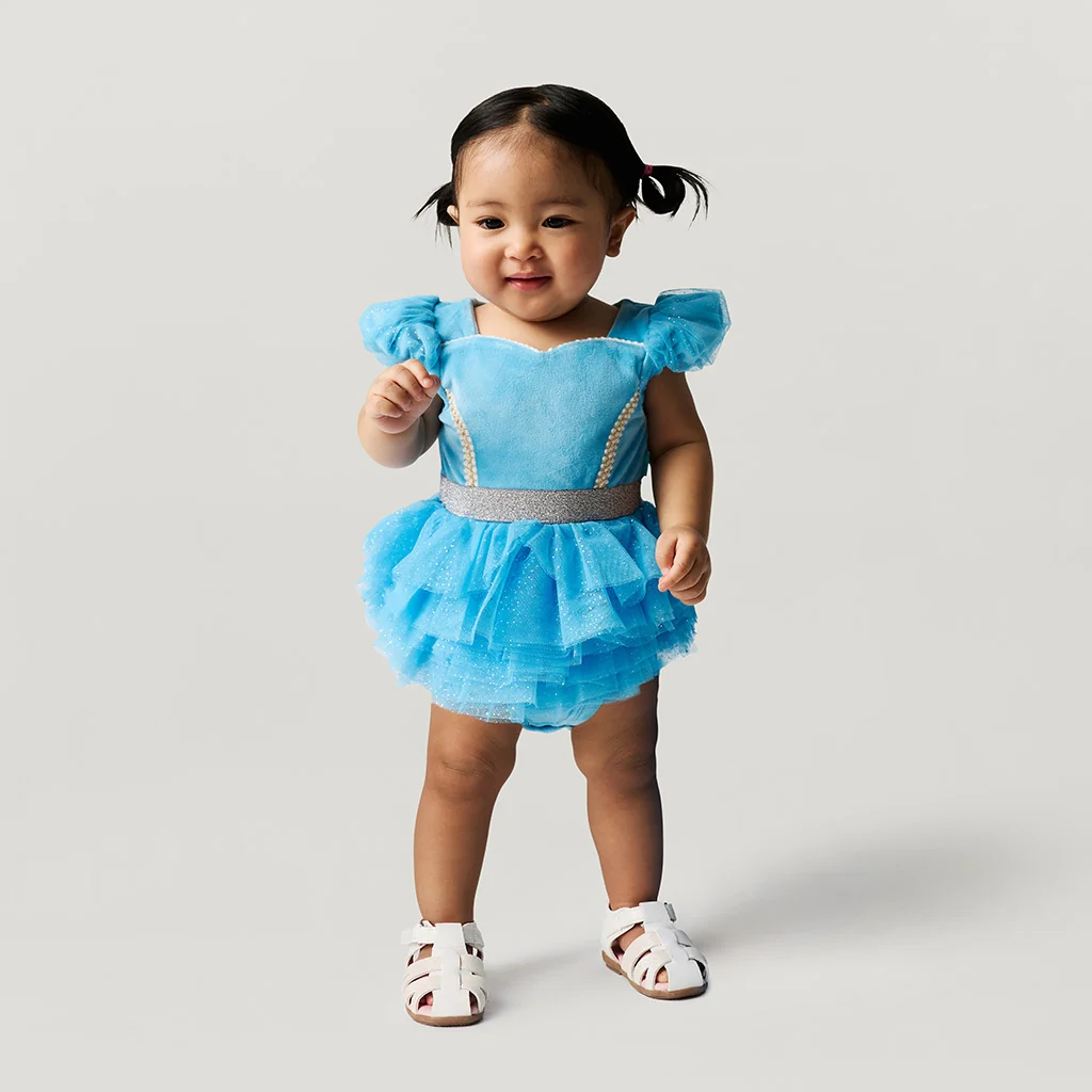 Disney Cinderella Velour Bodysuit Dress