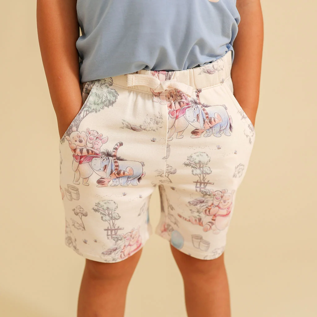 Disney Hundred Acre Wood French Terry Shorts