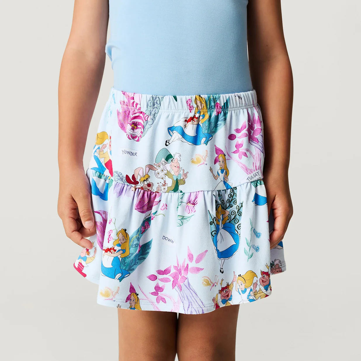 Disney Adventures in Wonderland French Terry Skater Skirt