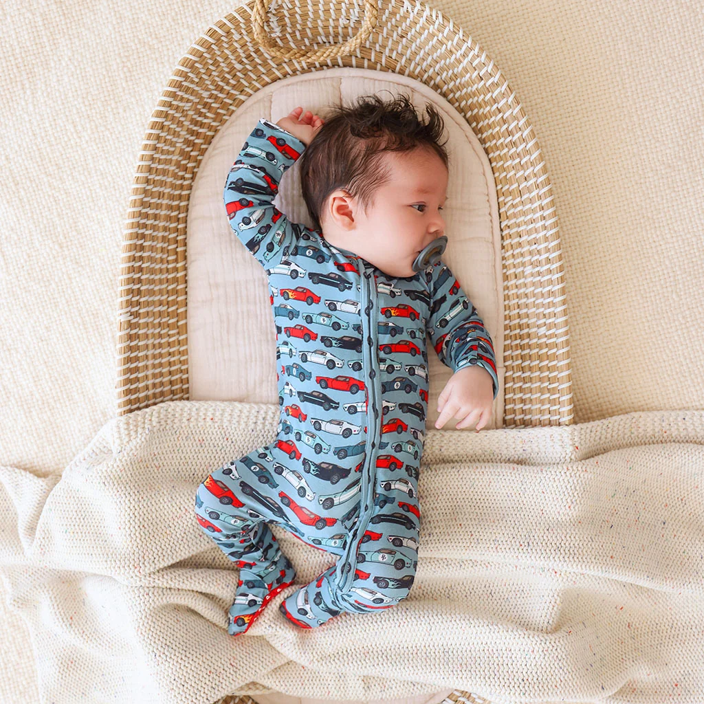 Miles Footie Zippered One Piece
