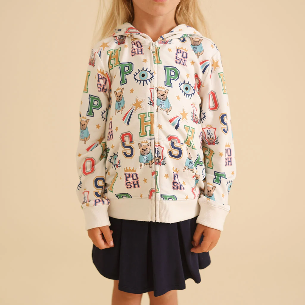 Brooke French Terry Zippered Hoodie