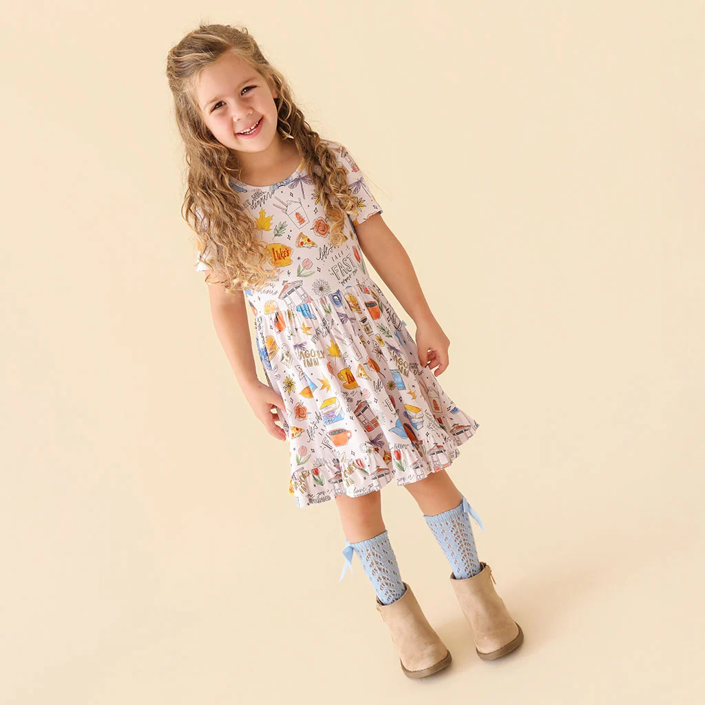Gilmore Girls Ruffled Twirl Dress