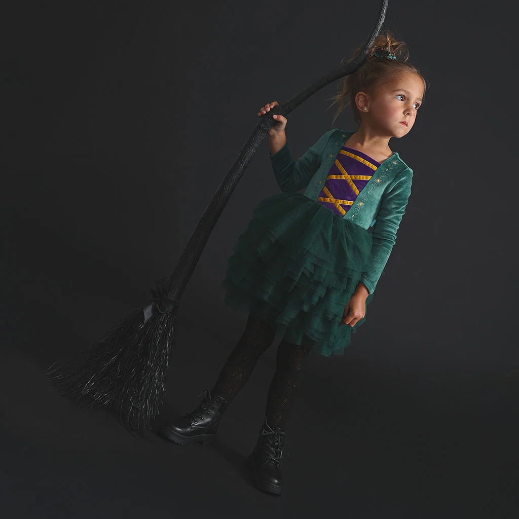 Disney Hocus Pocus Winifred Velour Tulle Dress