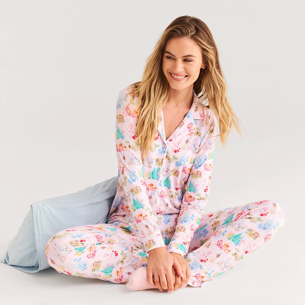 Disney Castles Women's Luxe Pajama Pant Set