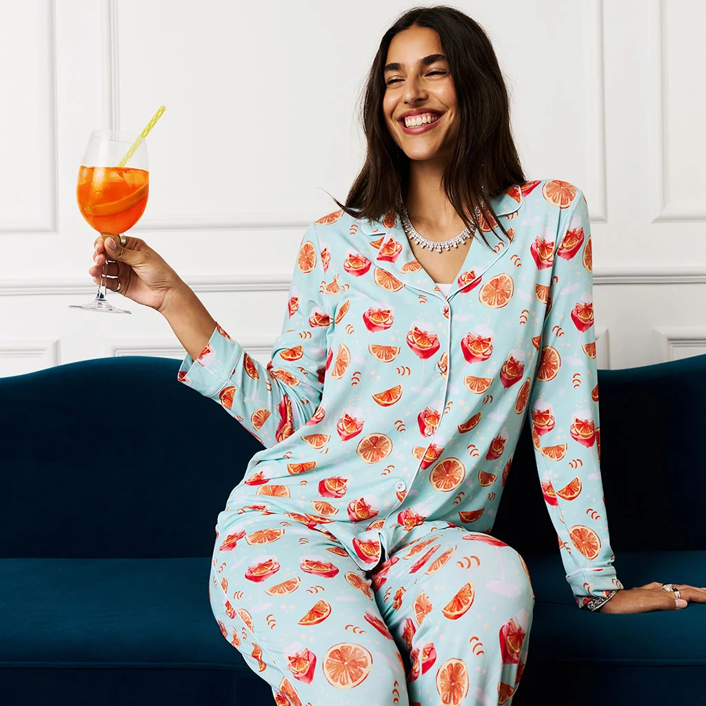 Posh Spritz Women's Luxe Pajama Pant Set