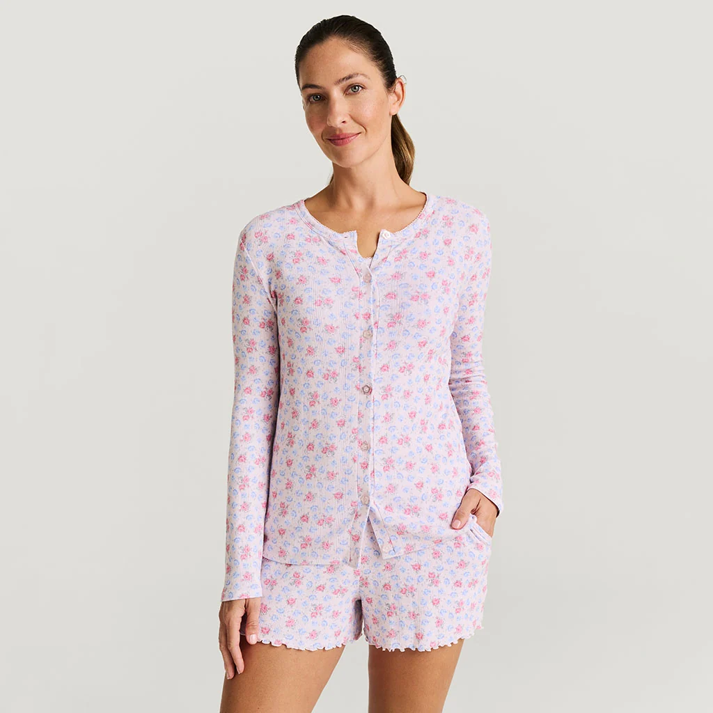 Laney Women's Pointelle Cardigan