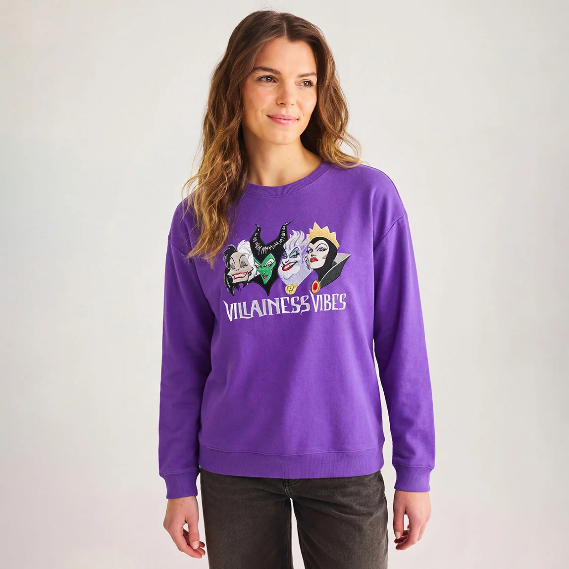 Disney Villainess Vibes Women's Fleece Sweatshirt