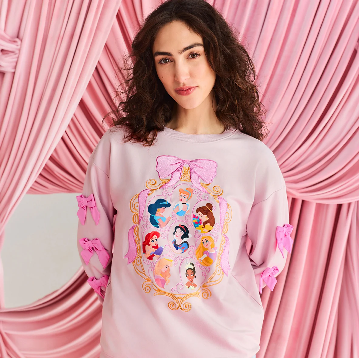 Disney Princess Women's Fleece Pullover Sweatshirt