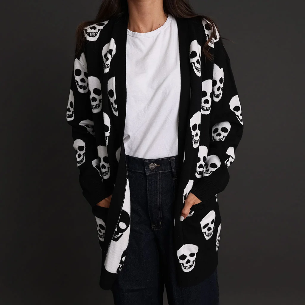 Classic Skelly Women's Jacquard Cardigan