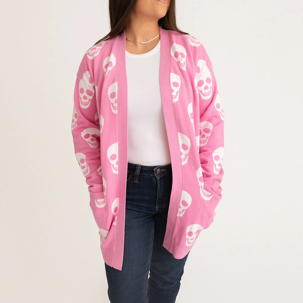 Posh Skelly Women's Jacquard Cardigan