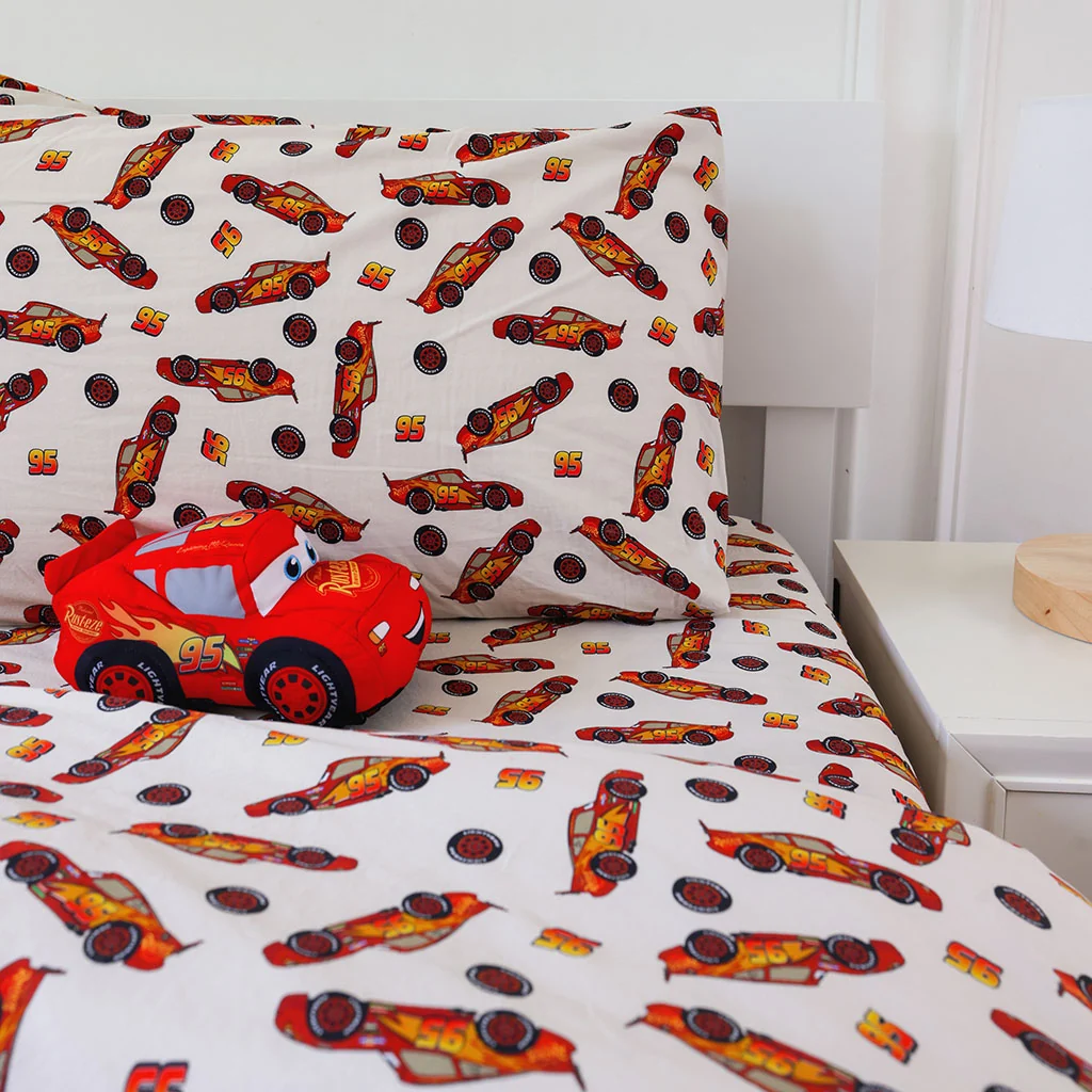 Disney Lightning McQueen Sheet Pillow Cover Set