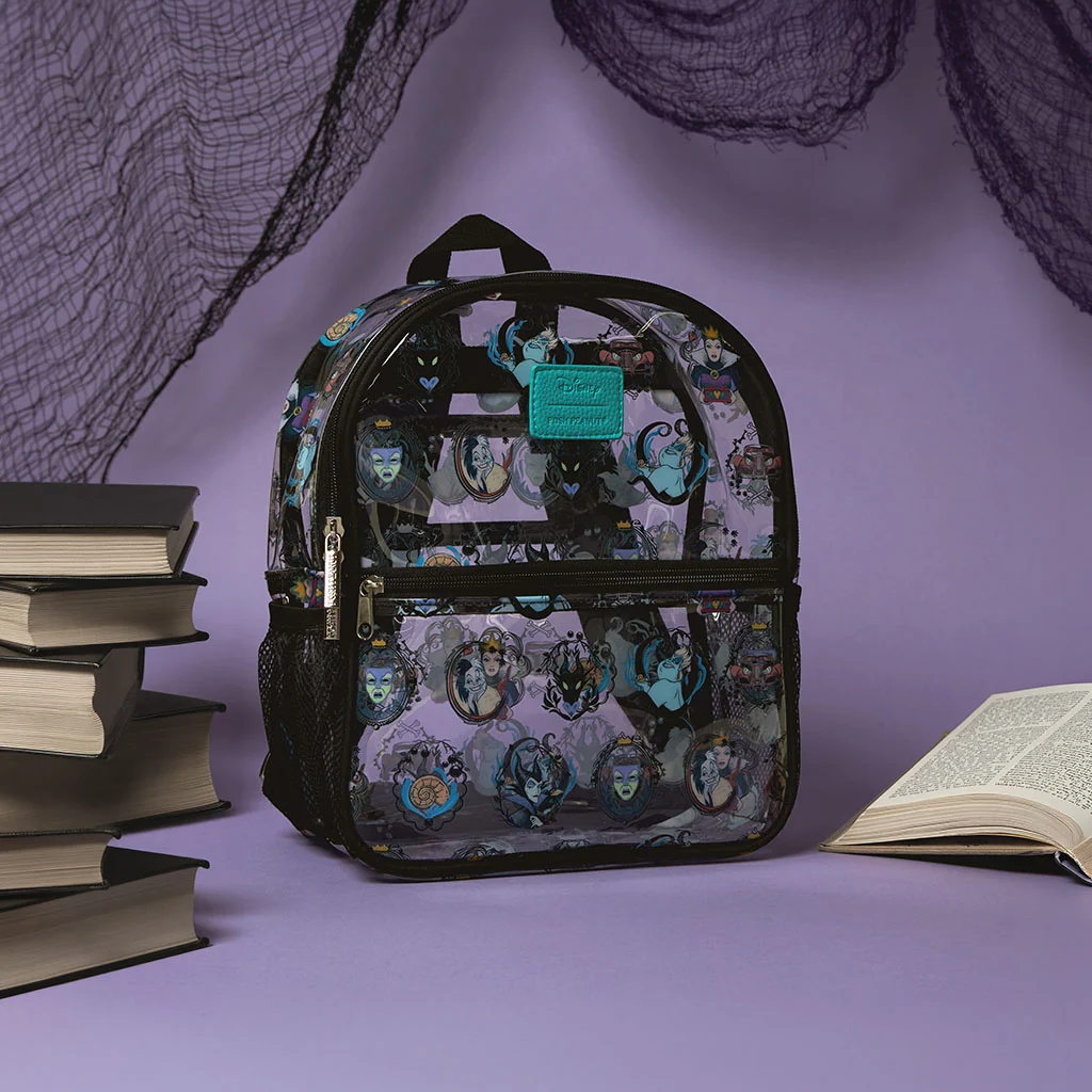 Disney Villain Portraits Mini Clear Backpack