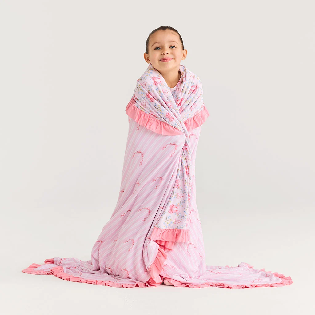 Harriet & Remi Ruffled Luxe Patoo® Blanket