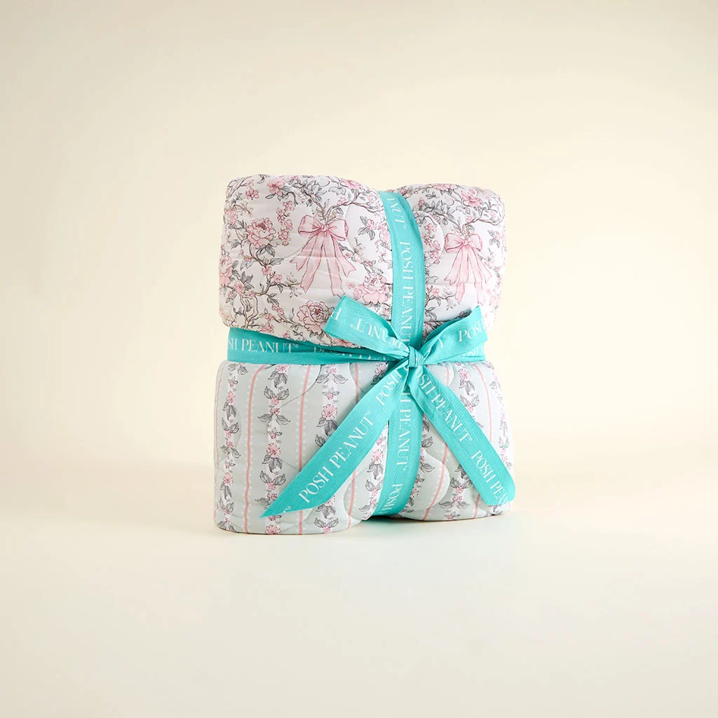 Irene & Susan Reversible Quilted Patoo® Blanket