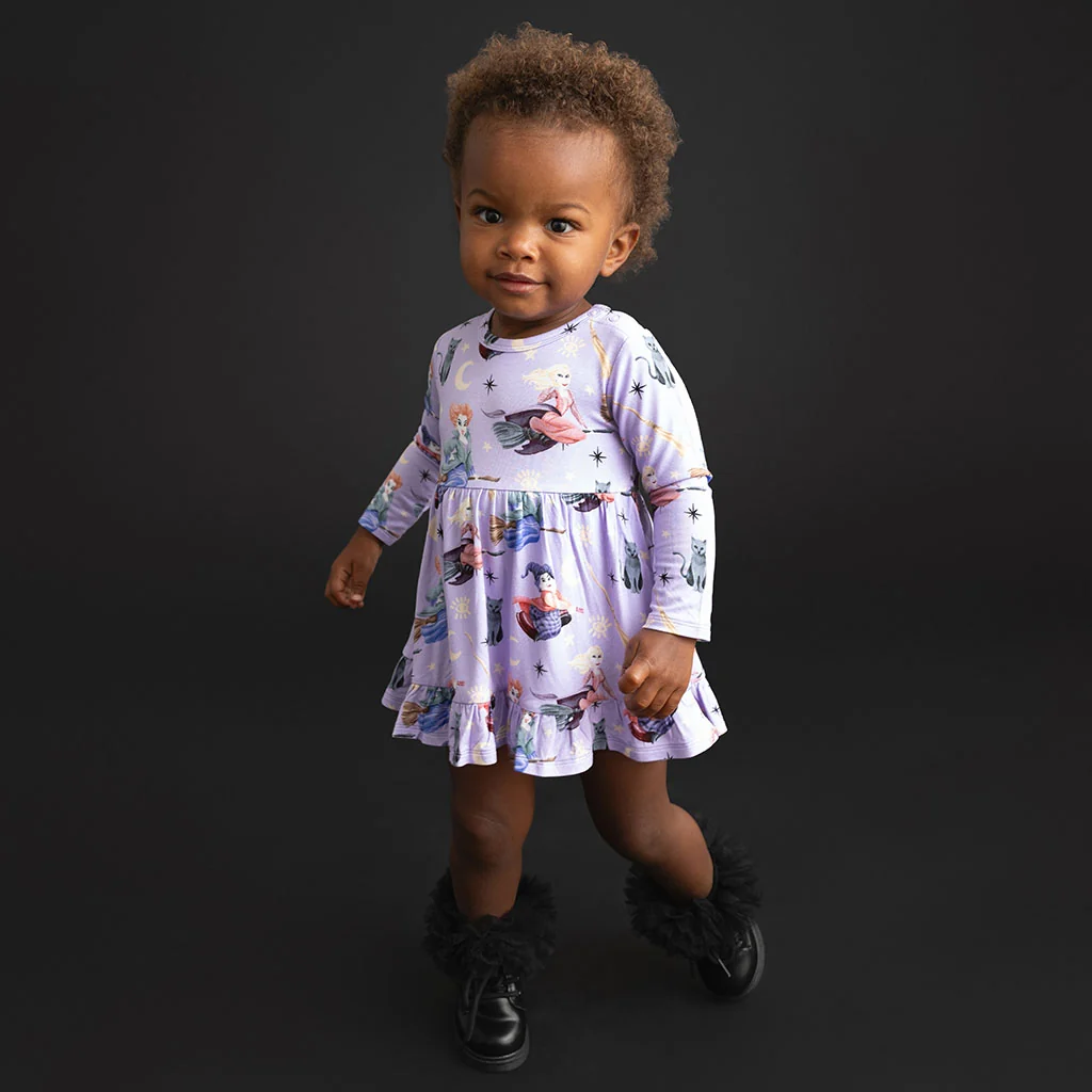 Disney Amok Amok Amok Ruffled Bodysuit Dress