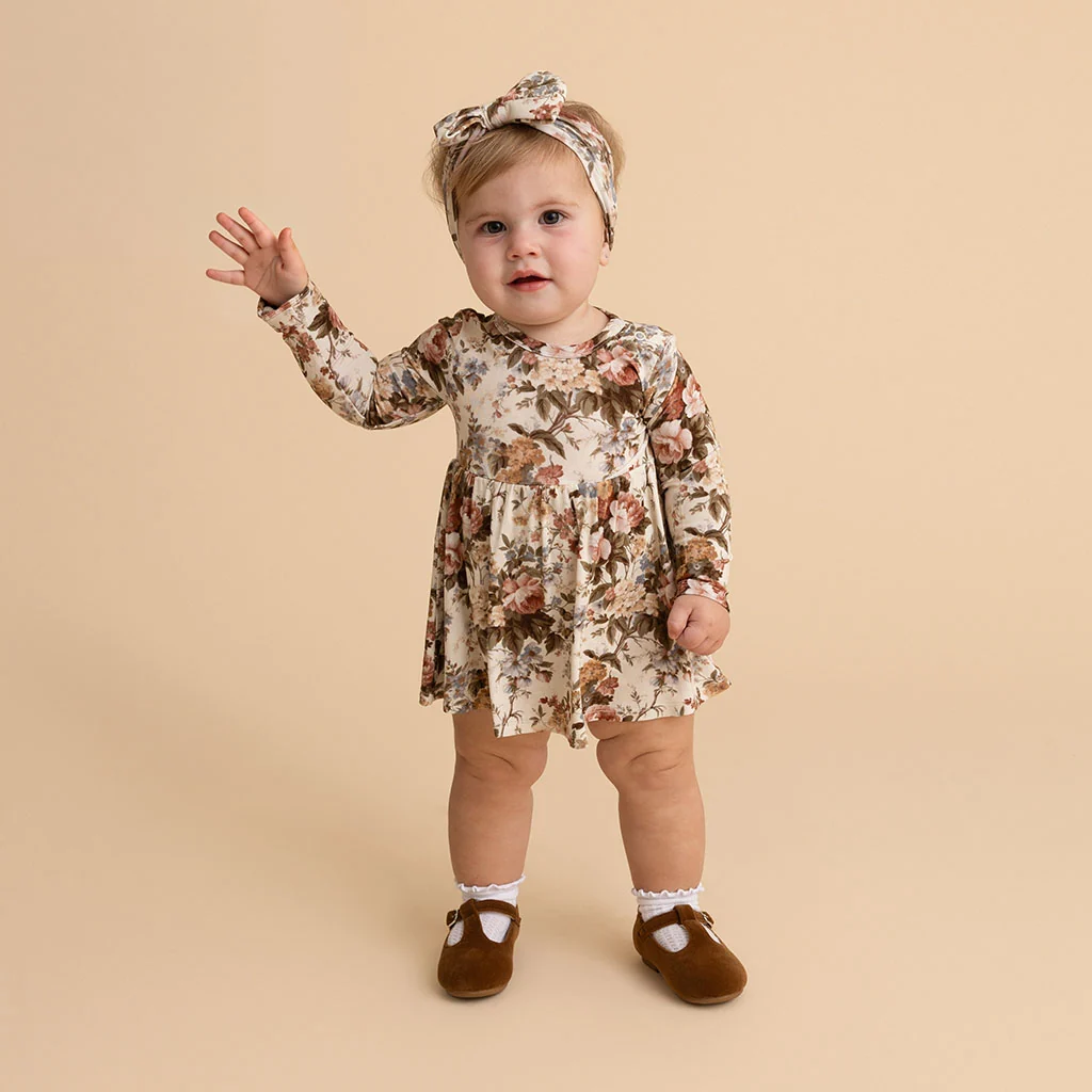Dauphine Twirl Bodysuit Dress