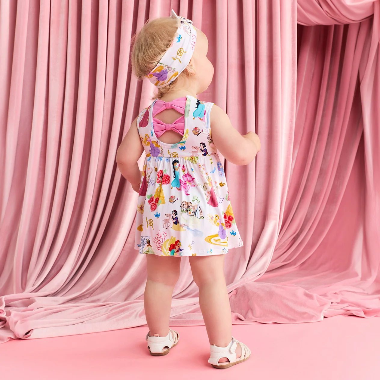 Disney Princess Ball Bow Back Bodysuit Dress