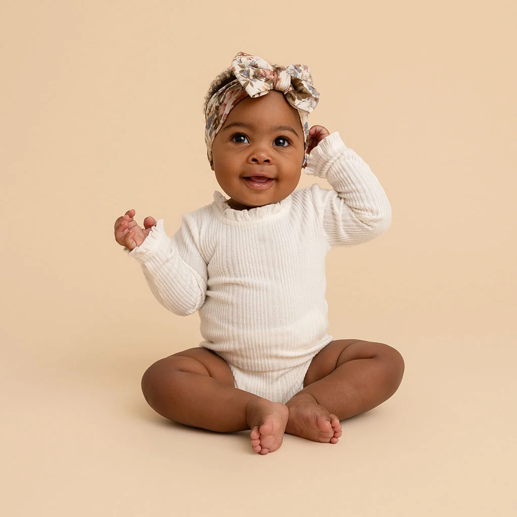 Ivory Pacci Ribbed Bodysuit