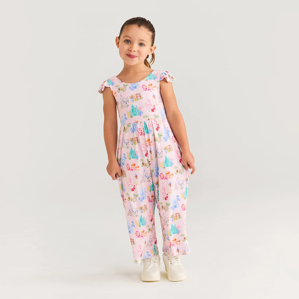 Disney Castles Scoop Back Jumpsuit