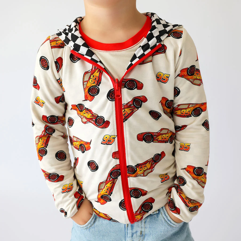 Disney Lightning McQueen & Racing Checker Reversible Jacket
