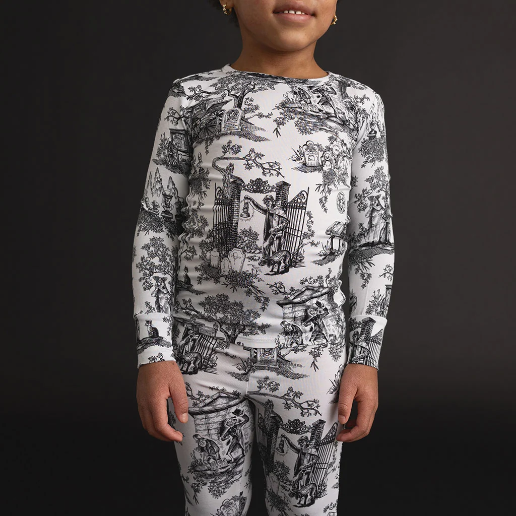 Disney The Haunted Mansion Toile Classic Pajama Set