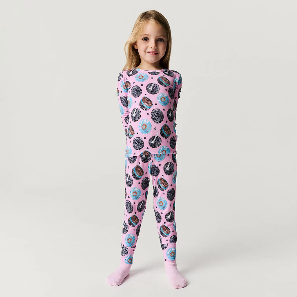 Posh Caviar Classic Pajama Set