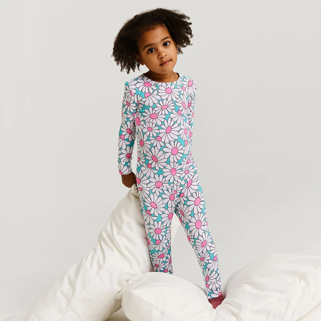 Retro Daisy Classic Pajama Set