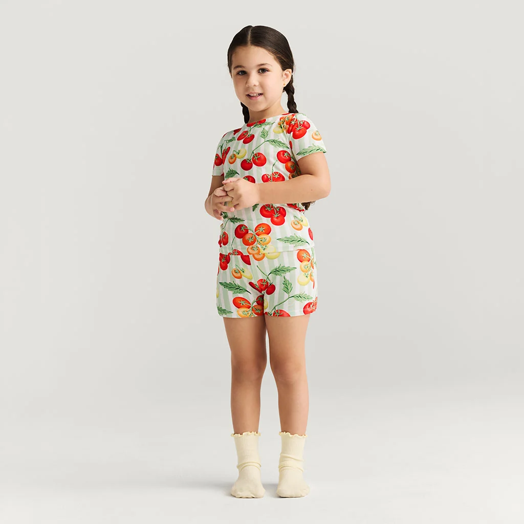 Cherry Tomatoes Classic Pajama Short Set