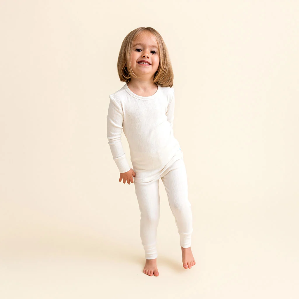 Vanilla Pointelle Pajama Set