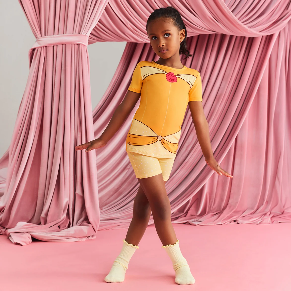 Disney Belle Pajama Short Set