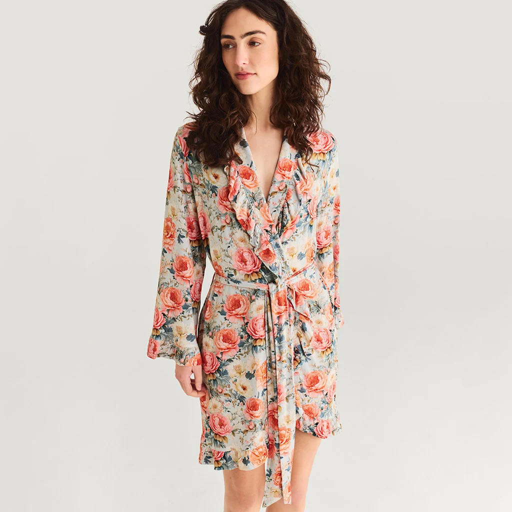 Mary Lou Women's Ruffled Luxe Robe