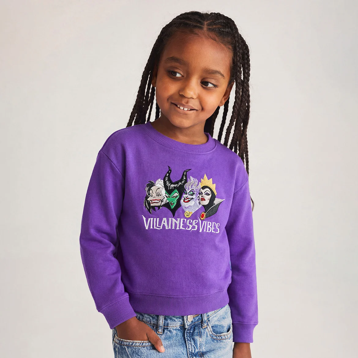 Disney Villainess Vibes Fleece Pullover Sweatshirt