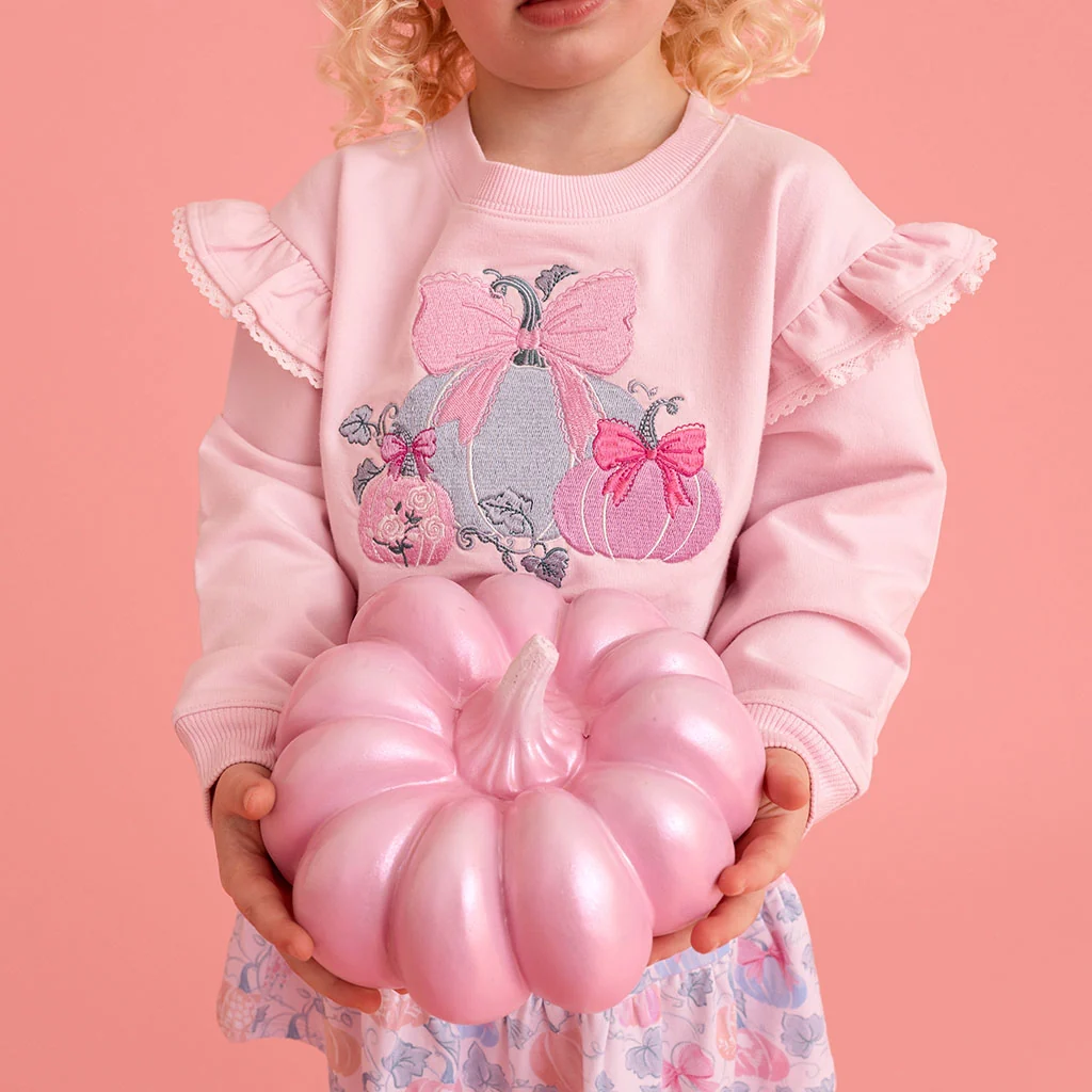 Posh Pumpkin Patch Fleece Sweatshirt