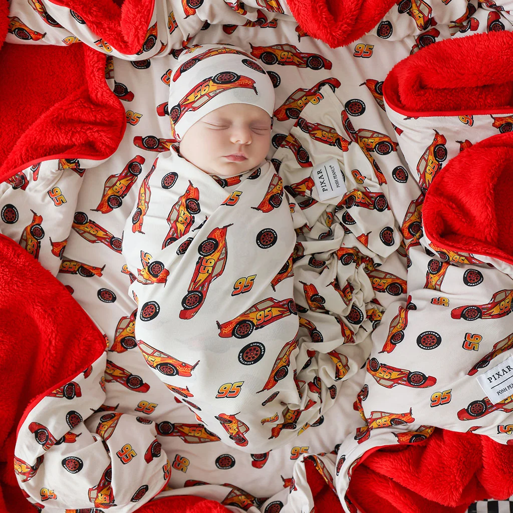 Disney Lightning McQueen Swaddle Beanie Set