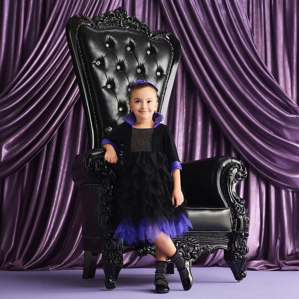 Disney Maleficent Velour Tulle Dress