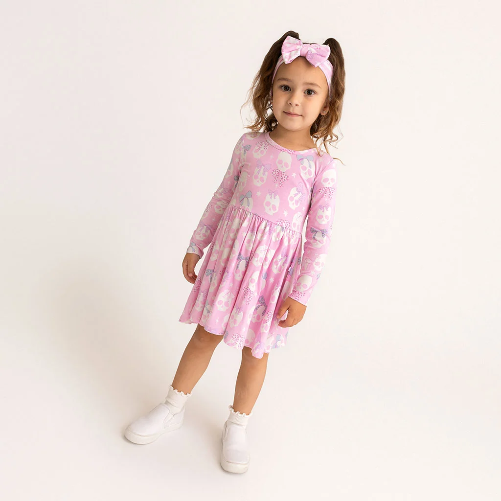 Ms. Kelly Bow Back Twirl Dress