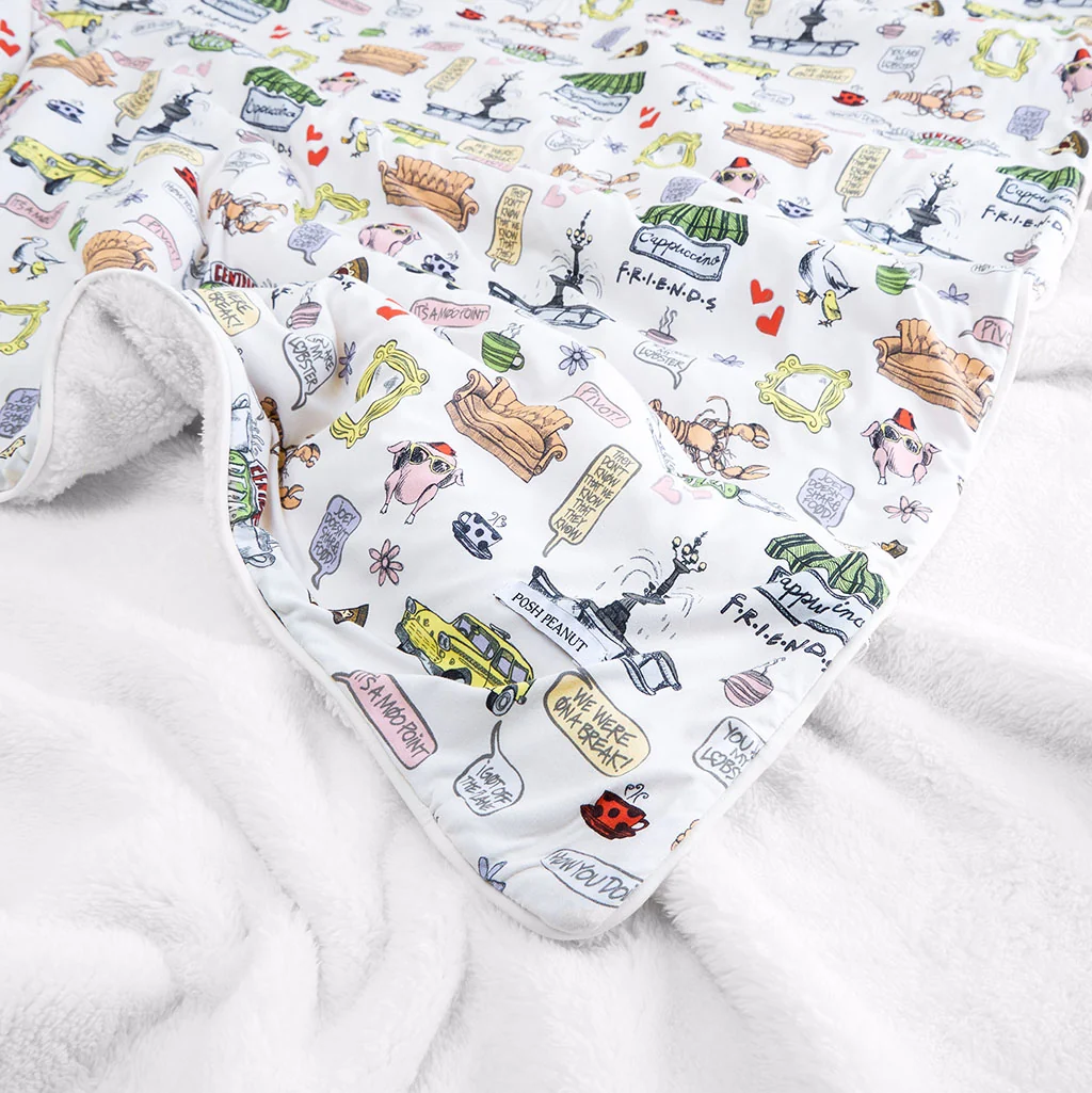 Friends Luxe Plush Patoo® Blanket